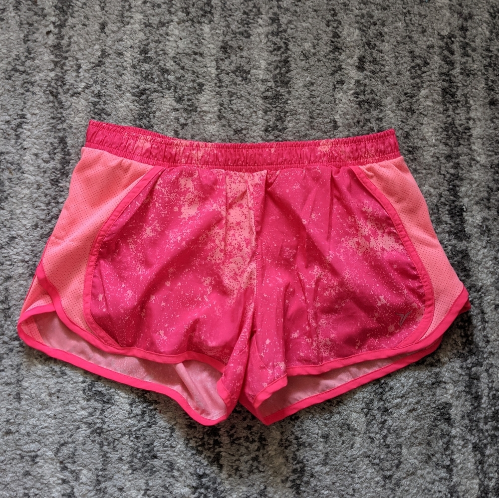 Neon Pink Running Shorts